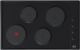 Defy 82cm Black 4 Plate Solid Hob - DHD416