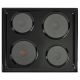 Defy 60cm 4 Solid Plate Hob - DHD332