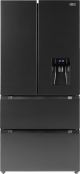 Defy 492L 83cm French Door Black Brushed Metal Finish - DFF440