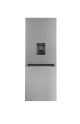 Defy 294L Satin Metallic Combi Fridge/Freezer with Water Dispenser - DAC632