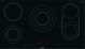 Bosch 90cm Serie 8 Black 5 Plate Ceramic Hob - PKM975DK1D