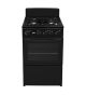 Univa 50cm Black 4 Burner Free Standing Oven -  UG005