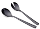 Salton Black Set of 2 Salad Serving Spoons - SBSS2