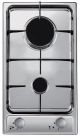 Candy 30cm Inox 2 Burner Domino Gas Hob - CDG32/1SPXLPG
