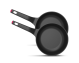 Taurus Frying Pan Cast Aluminium Black 20Cm + 24Cm Great Moments - Sarten 20Cm + 24Cm - 980931