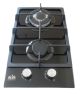 Alva 30cm Black 2 Burner Glass Gas Domino Hob - GDH202