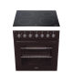 Univa 60cm Black Built In Oven And Ceran Hob - U336CB-1