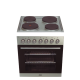 Univa 60cm Brushed Metallic Under Counter Oven And Stainless Solid Hob - U336SM-1