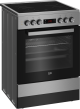 Beko 60cm Stainless Steel Multifunction Vitroceramic Freestanding Cooker - FSE87310GX