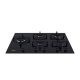 Whirpool 5 gas burners 90cm, 5 Burners, Black Fusion Knobs -GOA 9523 /NB1