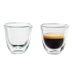 Delonghi Double Walled Espresso Glasses 90ml  - DLSC310