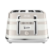 Delonghi Avvolta Class 4 Slice Toaster - Graceful White - CTAC4003.W
