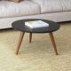 Bortollotti Sorelle Matte Black Coffee Table - 4253